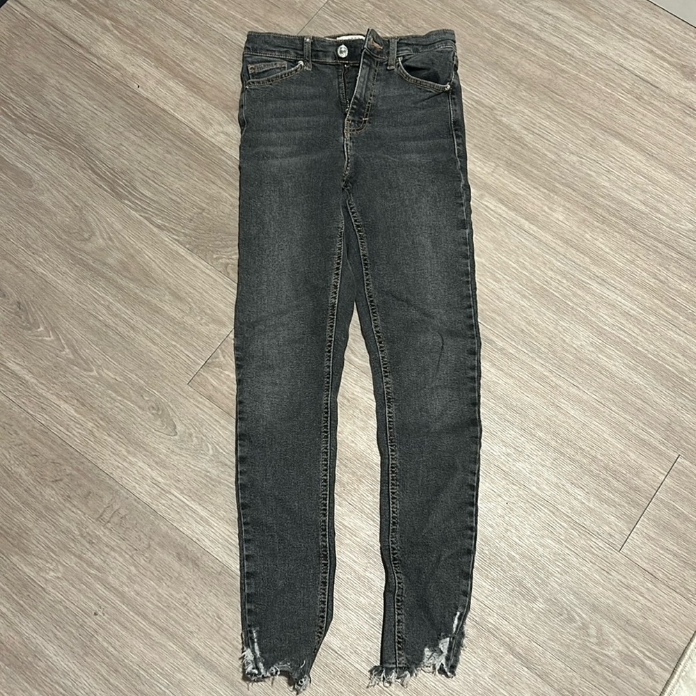 Topshop Jamie skinny jeans black